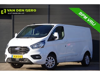 Ford Transit Custom 300 2.0 TDCI L2 3-ZITS, 170PK, 2800KG TREKHAAK, STOELVERWARMING, CAMERA, NAVI, CRUISE, AIRCO, PARKEERSENSOREN, 17''