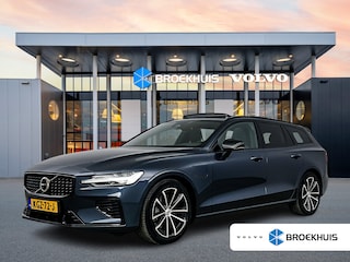 Volvo V60 T8 Recharge Plus Dark | 18" | Panoramadak | Head-Up | Trekhaak | Elektr. verst. Sportstoelen | 360 Camera | Stoel/Stuur/Achterbankverwarming