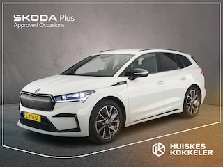 Skoda Enyaq iV 60 Sportline 180pk Automaat Trekhaak, Adaptive cruise control, Navigatie, Achteruitrijcamera, Stoelverwarming, LED matrix koplampen, Parkeersensoren, Stuurwiel verwarmd