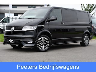 Volkswagen Transporter 2.0 TDI L2H1 28 Bulli Black Edition Virtual, Adaptieve Cruise, Camera, Carlay, LED, Stoelverwarming, Leder, 150pk, Automaat, Uniek!