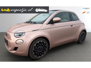 Fiat 500 E La Prima 42 kWh Cabrio *carplay *leder *1e eig.