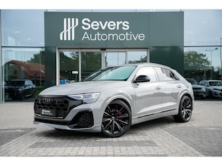 Audi Q8 60 TFSI e quattro Pro Line S Competition | Nardo Grey | Achterasbesturing | Luchtvering | Leren dashboard | Head-Up display | Stoelventilatie en massagefunctie voorin | Bang & Olufsen |
