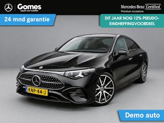 Mercedes-Benz CLA 180 Business Solution AMG | Night Pakket | Panoramadak | DISTRONIC Afstandsassistent | Dodehoekassistent | Verkeersbordenassistent | MULTIBEAM LED Koplampen | Elektrisch Verstelbare Stoelen + Memory | Stoelverwarming | Sfeerverlichting | THERMOTRONIC Klimaatregeling | Sierdelen Geborsteld Aluminium Lightlines | Apple CarPlay | Android Auto | Achteruitrijcamera | Parkeersensoren