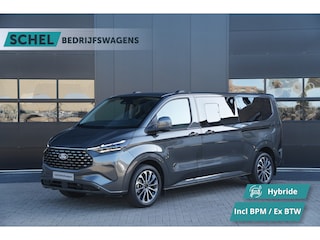 Ford Tourneo Custom 340 2.5 PHEV L2H1 Titanium X 232pk | ACC | Pano | B&O | Elek. schuifdeuren | 360 camera | Elek-Trekhaak | Prijs excl. BTW | Rijklaar
