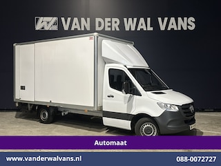 Mercedes-Benz Sprinter 315 CDI 150pk 9G-Tronic Automaat Bakwagen 22m3 KUUB Laadklep Zijdeur Euro6 Airco | LAT om LAT | Leder Bijrijdersbank