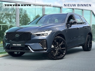Volvo XC60 2.0 T6 AWD Plug-in hybrid Plus Black Edition / Stoelverwarming - Koeling / Stuurverwarming / Adaptive Cruise Control / 360' parkeersensoren / Harman Kardon / Memory seats / Leer / 350PK / Geïntegreerde zitverhogers / Trekhaak mogelijk /