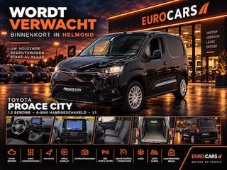 Toyota Proace City 1.2 Turbo Live Navi Carplay Camera PDC V+A Cruise Control Airco 3-Zits Keyless