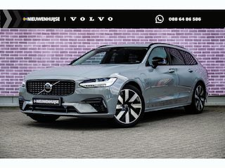Volvo V90 2.0 T6 Plug-in Hybrid AWD Plus Dark | PHEV | Achteruitrijcamera | Parkeersensoren | Harman Kardon Audio | Keyless Entry | Elektrische Achterklep | Elektrisch Verstelbare Voorstoelen | Stoelverwarming voor en achter | Cruise Control Adaptief | BLIS | Google Navigatie | Apple Carplay | Android Auto
