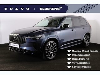 Volvo XC90 T8 Recharge AWD Ultra Dark - Luchtvering - Panorama/schuifdak - IntelliSafe Assist & Surround - 360º Camera - Bowers & Wilkins audio - Adaptieve LED koplampen - Verwarmde voorstoelen, stuur & achterbank - Parkeersensoren voor & achter - Elektr. bedienb. voorstoelen met geheugen - Geventileerde voorstoelen - Draadloze tel. lader - Extra getint glas - Inklapbare trekhaak - 22' LMV