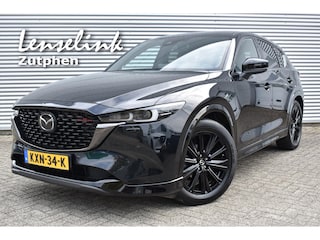 Mazda CX-5 2.5 SKYACTIV-G 194pk AWD Homura AUTOMAAT | Trekhaak | Apple carplay | 360° camera | Adap. cruise | Rijklaarprijs incl 12 mnd BOVAG garantie, onderhoud