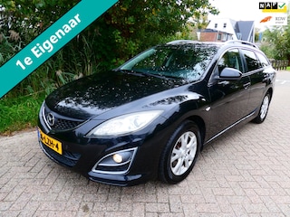 Mazda 6 Sportbreak 1.8i 120pk 1e eigenaar Clima Cruise Leder Navi Historie