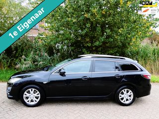 Mazda 6 Sportbreak 1.8i 120pk 1e eigenaar Clima Cruise Leder Navi Historie