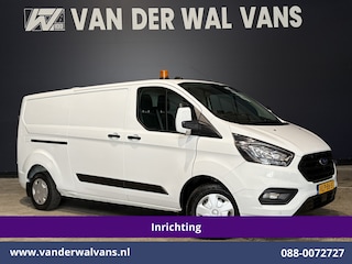 Ford Transit Custom 2.0 TDCI 130pk L2H1 inrichting Euro6 Airco | Camera | LED | 2800kg Trekhaak | Omvormer | Apple Carplay Cruisecontrol, Android Auto, Verwarmde Voorruit, Parkeersensoren, Bijrijdersbank