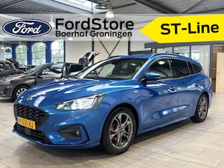 Ford Focus Wagon EcoBoost Hybrid 125 pk ST Line X | Camera | El. a. klep | LED | Keyless entry | Navi | Clima | Cruise | 17"