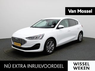 Ford Focus 1.0 EcoBoost Hybrid Titanium | APPLE CARPLAY | ANDROID AUTO | PARKEERSENSOREN | LED VERLICHTING | LICHTMETALEN VELGEN | NAVIGATIE | KEYLESS GO | CRUISE CONTROL | RIJSTROOKHULP |