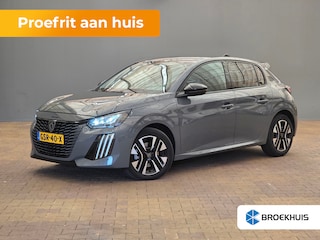 Peugeot 208 Hybrid 100 e-DCS6 Allure LED | 16" Lichtmetaal | Parkeersensoren Rondom | Carplay | Climate Control | Getinte ruiten. | Achterspoiler | Apple Carplay/Android Auto|telefoonintegratie premium | Armsteun voor