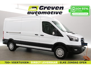 Ford Transit 68 kWh L3H2 | Snelladen | SOH 95% | Clima | Camera | Cruise | 3 Zits | 2xSchuifdeur | Carplay | Parkeersens.
