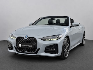 BMW 4-serie Cabrio 420i M-Sport | Brooklyn Grey | Harman Kardon | 19 inch | Facelift | Widescreen | Stoelverwarming | Carbon