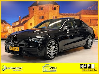 Mercedes-Benz C-klasse 180 AMG Line Aut Panodak 360 Camera Leer