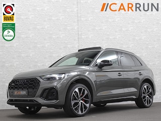 Audi Q5 55 367pk Competition #RS-Leder | ACC | Panorama | Lane Assist | 21" | Sfeerverlichting | Camera | Carplay | Stuurwielverwarming | Black Optic | Draadloos laden | Sportstoelen | 91000,= Nw.Pr. | 10-2024 | 23dkm! | Fabr. Garantie.