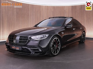 Mercedes-Benz S-klasse 580 e 510pk 4MATIC Lang AMG Line |BTW|Brabus pakket|21" Brabus velgen|Burmester 4D|chauffeurs pakket|achterasbesturing|memory|Apple Carplay|digital light|360 camera|blind spot|sfeer verlichting|