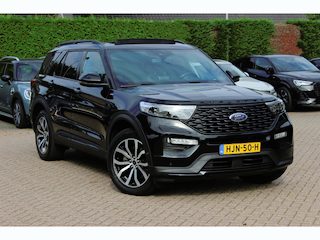 Ford Explorer 3.0 V6 EcoBoost PHEV ST-Line / Trekhaak / Panoramadak / 360Camera / Keyless / 20'' / Leder / CarPlay / Stuurverwarming / Full LED / Stoelverwarming 4x / Stoelventilatie / DAB / Dodehoek / ACC