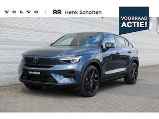 Volvo EC40 Single Motor Extended Range Plus Black Ed. 82 kWh | Eerste registratie september 2026 | Black Edition | 20" Lichtmetalen velgen Black | Panoramadak | Microtech/Nubuck Stoelen| Verwarmbare voorstoelen+stuurwiel | Achterbank Verwarmd | Elektrisch bedienbare voorstoelen | 360 graden camera | Premium Audio by Harman Kardon | Warmtepomp | Adaptieve Cruise Control | Extra Getint Glas Achter|