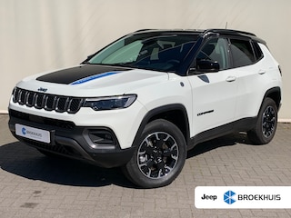 Jeep Compass 4xe 240 Plug-in Hybrid Trailhawk Airco | Camera | Cruise Control Adaptief | DAB | Keyless | LED | 17" | PDC V&A | Stoelverkoeling |