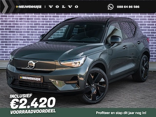Volvo EX40 Single Motor Extended Range Ultra Europa 82 kWh Black Edition | Getint glas | Nubuck | Panoramadak | Harman/Kardon | Stoelverwarming voor + achter | Keyless | 20" Velgen |