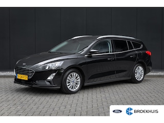Ford Focus Wagon 1.0 EcoBoost Titanium Automaat | Adaptieve cruise | Winter-pack | Afn. Trekhaak | Camera | Elec. achterklep | Dodehoek detectie | LED verlichting | Keyless entry | Privacy-glass