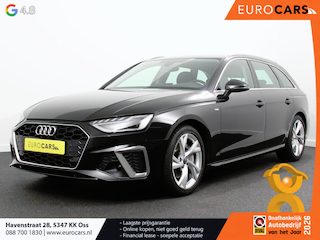 Audi A4 Avant 40 TFSI 205pk Automaat S Line Plus Navigatie Climate Control Cruise control Lichtmetalen velgen Stoelverwarming Parkeersensoren Elektrische achterklep