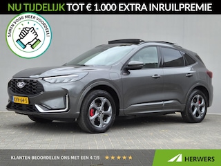 Ford Kuga 2.5 PHEV ST-Line X / Glazen schuif- en kanteldak / Trekgewicht 2.100 kg / Stuur- Stoel & Achterbankverwarming / B&O Audio Systeem / Voorruit verwarming / Elektrische achterklep / Adaptief cruise control / Apple Carplay Android Auto /