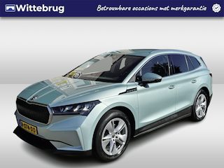 Skoda Enyaq iV 80 / SOH 91%/ AUTOMAAT/ 300 PK/ WARMTEPOMP/ PARK.SENSOREN V+A/ 360 CAMERA/ CRUISE/ STUUR+STOELVERWARM./ KEYLESS/ DIGITAL DASH/ RIJ-MODI/ NAVI/ CLIMA/ 19'' LMV