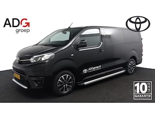 Toyota Proace Long DC 2.0 D-4D Live | Trekhaak | Dubbele Cabine | Automaat | Lichtmetalen Velgen | Apple Carplay | Treeplanken | Glasslook |