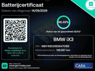 BMW iX3 High Executive 80 kWh 96% SOH SHADOW LCI FACELIFT M SPORT