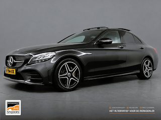 Mercedes-Benz C-klasse 180 Business Solution AMG, Orig.NL | Pano | Navi | Leer | Burmester | Apple Car Play - RIJKLAAR + BOVAG GARANTIE