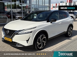 Nissan Qashqai 1.3 MHEV Xtronic Tekna Plus | BOSE | Leder | Panoramadak | 360° camera | Head-Up Display | Stoel- en stuurverwarming