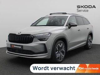 Skoda Kodiaq 1.5 TSI PHEV Sportline Business 204PK DSG Canton, Panoramadak, Trekhaak, 20" LM Velgen, Keyless, Achteruitrijcamera, Memorystoel, Stoelverwarming, Elektr. Achterklep