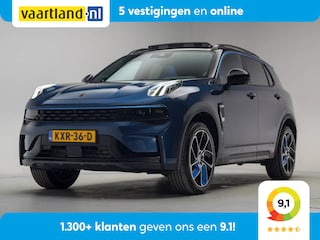 Lynk & Co 01 1.5 PHEV MY23 6,6kWh Blauw [ SOH 94,6% ] [ Zwarte hemel 360°cam Pano Navi ]