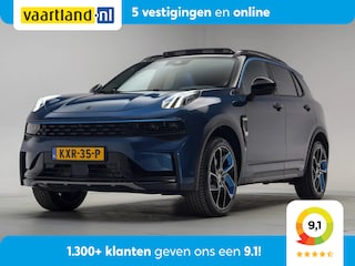 Lynk & Co 01 1.5 PHEV MY23 6,6kWh Blauw [ SOH 94,5% ] [ Zwarte hemel 360ºcam Panorama Infinity-audio Navi ]