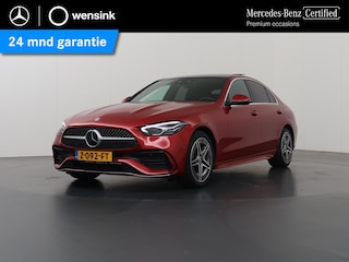 Mercedes-Benz C-klasse 300 e AMG Line Limited | Trekhaak | Panoramadak | Rijassistentiepakket Plus | 360 graden camera | Stoelverwarming |