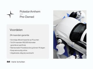 Polestar 4 Long Range Single Motor Prime 100 kWh | Panorama dak | Nappa Leder Geventileerde Stoelen met Massage | 21"Sport wielen  | 360° 3D Camera | Harman Kardon Premium Sound | ​Head-up display | Verlicht logo | Pixel LED-koplampen met adaptief groot licht | | Pilot Assist | Touchscreen achterin | 12-voudig verstelbare stoelen | Elektrisch verstelbare achterstoelen | Verwarmd stuurwiel en verwarmbare achterstoelen | Klimaatregeling met 3 zones | Intelligente luchtreiniging | 22 kW AC-laden