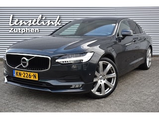 Volvo S90 T5 MOMENTUM Automaat | Wegklapbare trekhaak | Bruin leder | Navi | LED | BOMVOL ! | Rijklaarprijs incl 12 mnd BOVAG garantie & onderhoudsbeurt