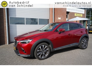 Mazda CX-3 2.0 SKYACTIVE-G 120PK GTM KEURIGE NETTE STAAT CAMERA STOELVERWARMING ANDROID/APPLECARPLAY NAVI LMV 4X ZGAN BANDEN FULL LED KEYLESS LEDER PDC TREKHAAK ENZ...