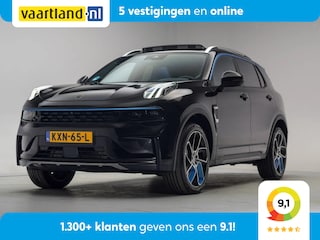 Lynk & Co 01 1.5 PHEV MY23 6,6kWh Zwart [ SOH 94,7% ] [ Zwarte hemel 360°cam Apple/Android Pano Navi ]