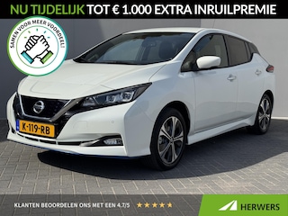 Nissan Leaf e+ N-Connecta 62 kWh / Eerste Eigenaar / Dealer Onderhouden / Afneembare voor fietser drager  Trekhaak /  Navigatie / Stoel- en Stuurverwarming / Cruise Control / Climate Control / 360 Graden Camera /