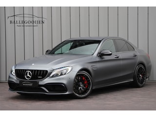 Mercedes-Benz C-klasse AMG 63 S | 510PK | Burmester | Sfeerverlichting | Stoelverwarming | Designo | Camera | Led | Volledig onderhouden | 2016.