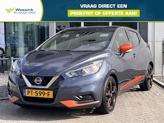 Nissan Micra 1.0L Acenta Carplay | Airconditioning | Eerste eigenaar | Two tone lak | Sportief Uiterlijk | Cruise control |