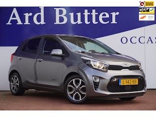 Kia Picanto 1.0 DPi DynamicPlusLine+Ecc+Led+Breed-Navigatie+camera+cruise+Leder-Multie-stuur = ORIG/NL !!