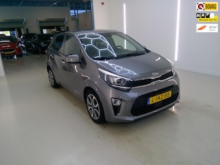 Kia Picanto 1.0 DPi DynamicPlusLine+Ecc+Led+Breed-Navigatie+camera+cruise+Leder-Multie-stuur = ORIG/NL !!